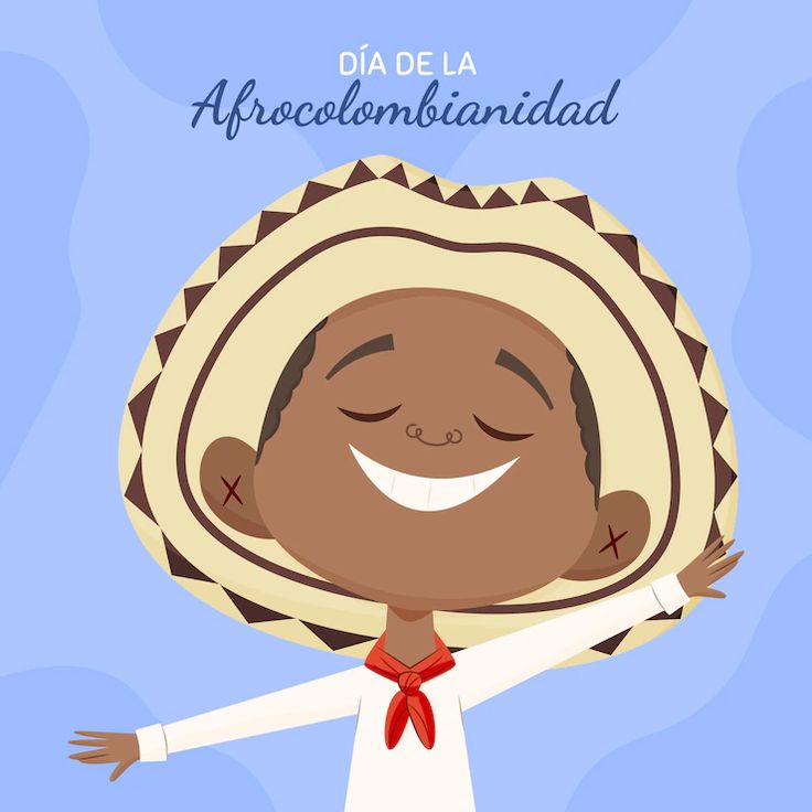 Flat afrocolombianidad illustration _ Free Vector